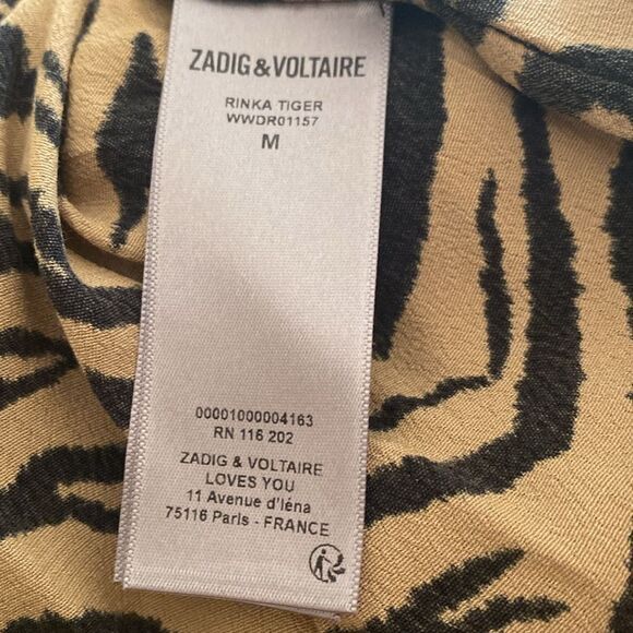 Zadig & Voltaire Women's Animal Print Dress Size Medium NWOT - Picture 6 of 6